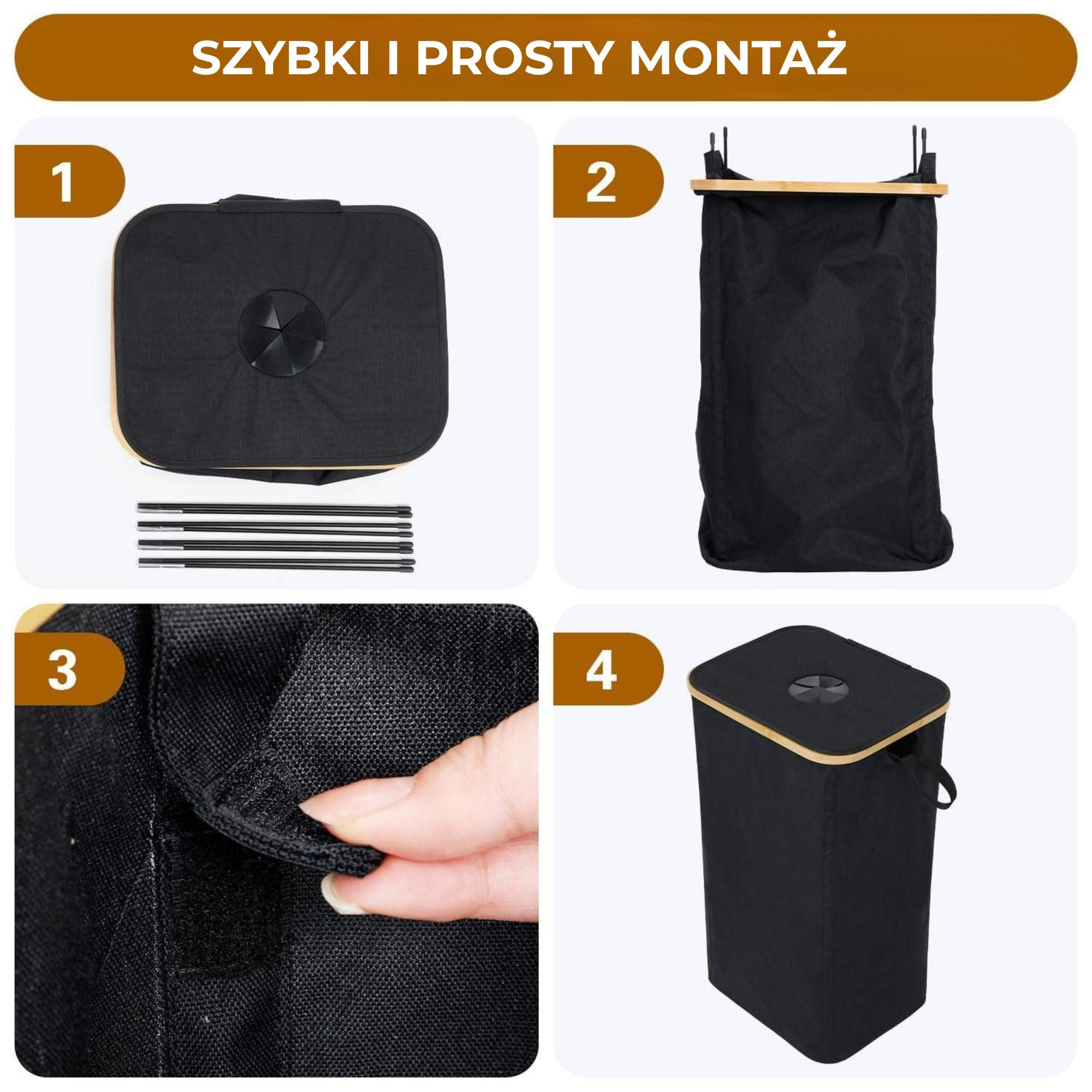 Kosz na Butelki i Puszki Kaucyjne 100L | Wymieny Worek | Składany Organizer do Segregacji