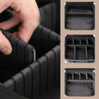 Podróżna kosmetyczka z lusterkiem LED organizer kosmetyczny bezprzewodowy